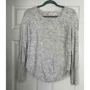 Womens Grey Long Sleeve Sweater Size Small